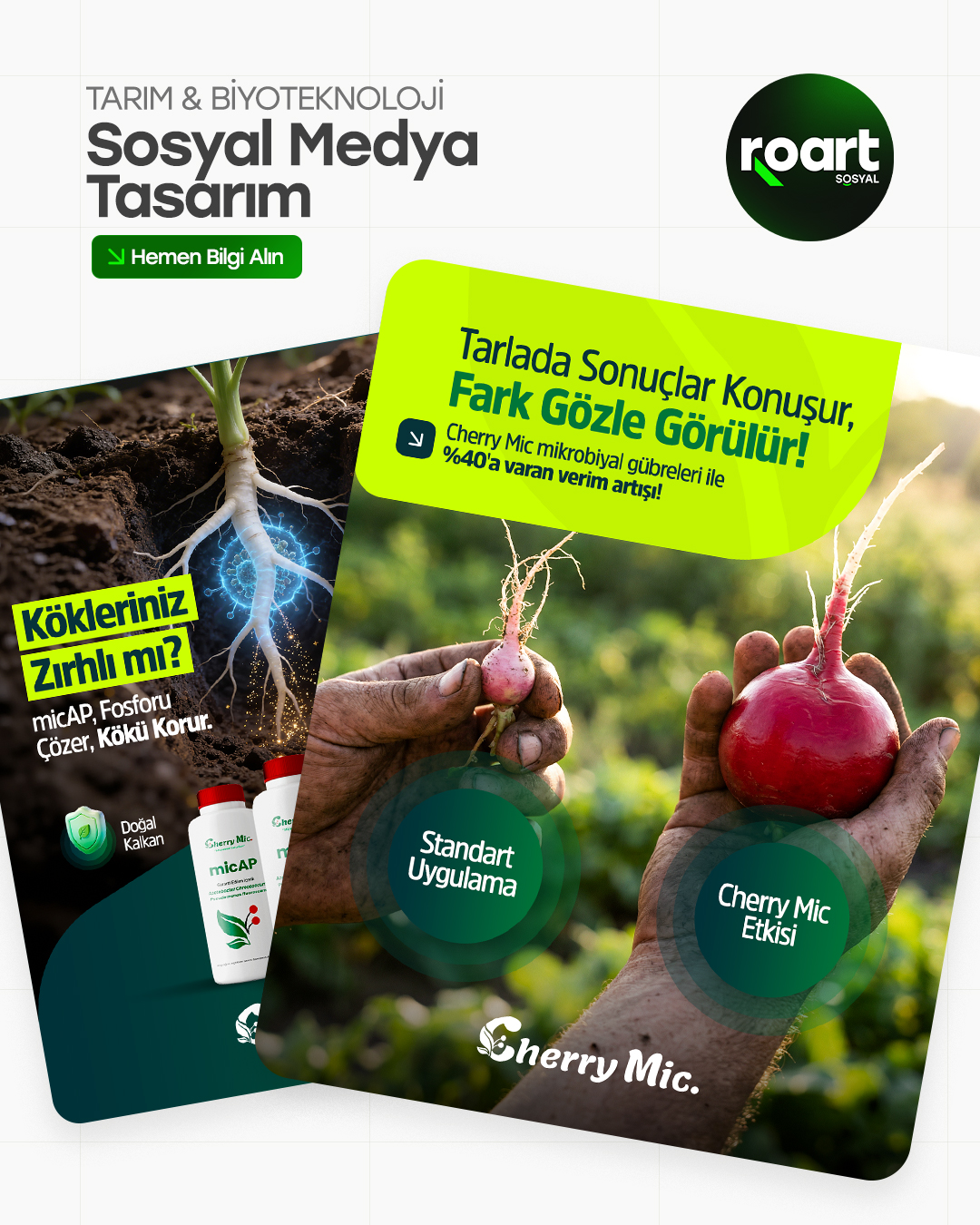 Cherry Mic. I Sosyal Medya Tasarımları